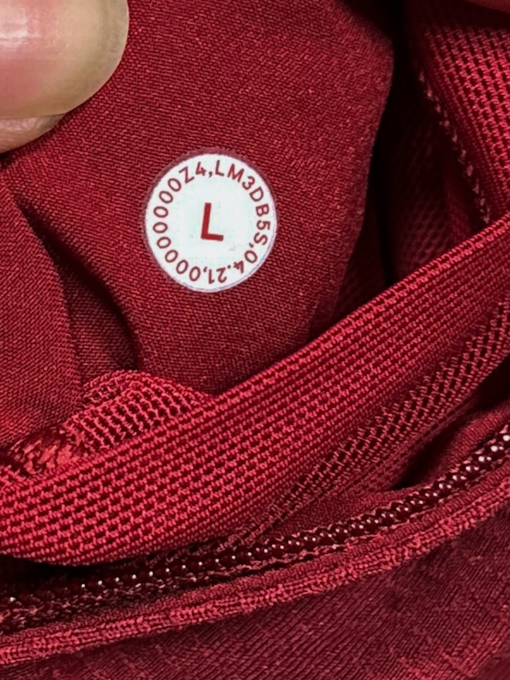 Lululemon Team Canada Olympics Textured Tech Red Hoodie Mens Large - Picture 6 of 10